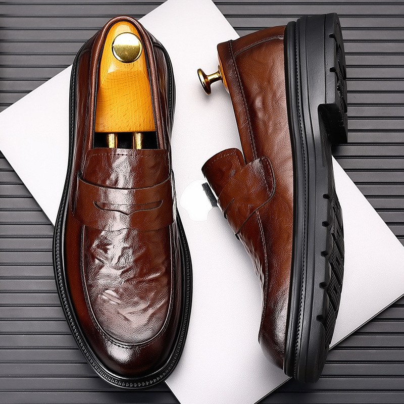Men'S Formal Office Wear Shoes - Scarpe da uomo in pelle per