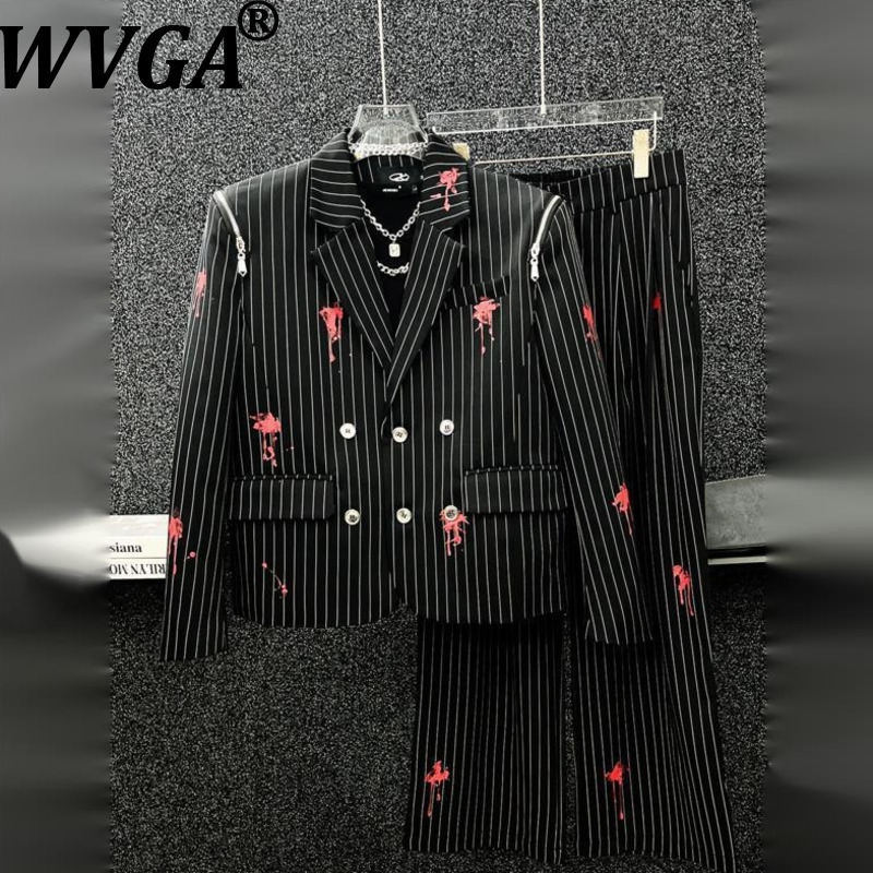 Men'S Gothic Formal Wear - Completo Formale da Uomo WVGA Primavera-Autunno,