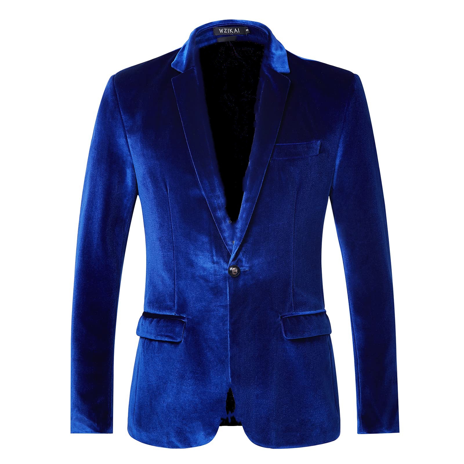 Men'S Gothic Formal Wear - Giacca Blazer Slim Fit in Velluto