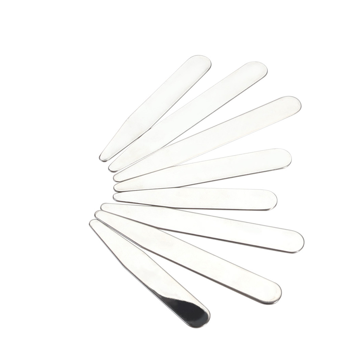 Collar Stay Metal - Set di 8 Barre di Rinforzo
