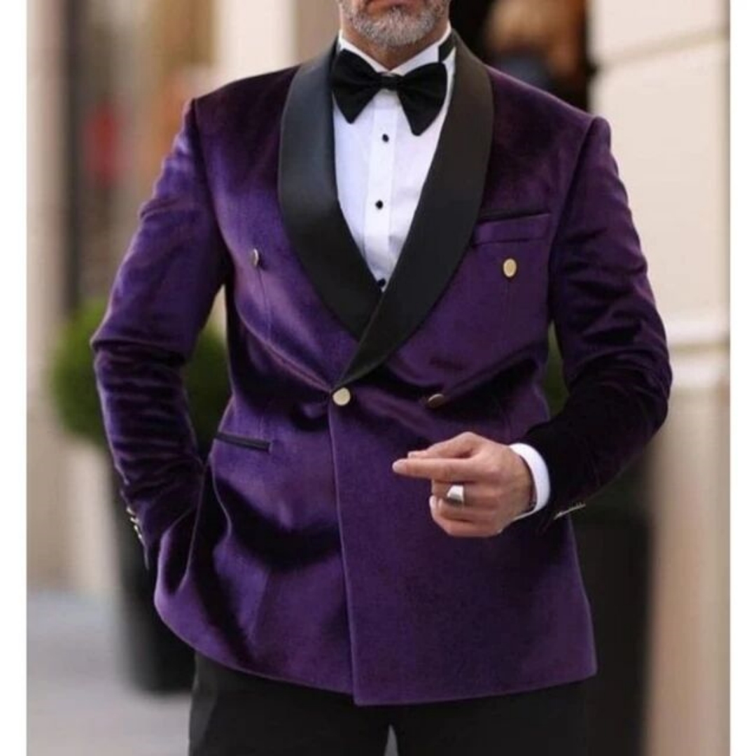 Formal Men Party Wear Jacket - Abito da uomo in velluto XS-6XL
