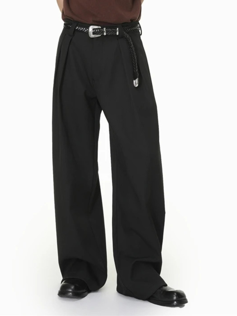 Men'S Gothic Formal Wear - Pantaloni Larghi da Uomo Premium, Stile