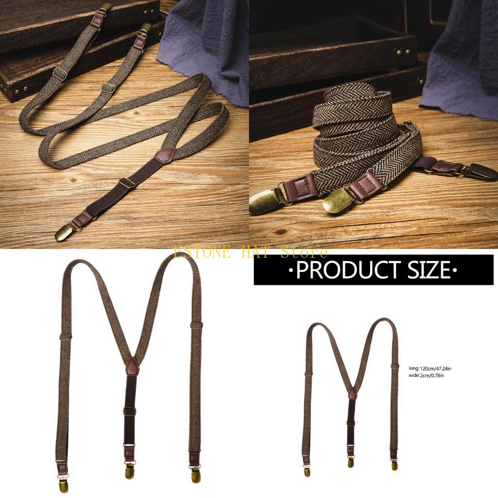 Men'S Formal Wear With Suspenders - 49MF Bretelle elastiche da uomo 3