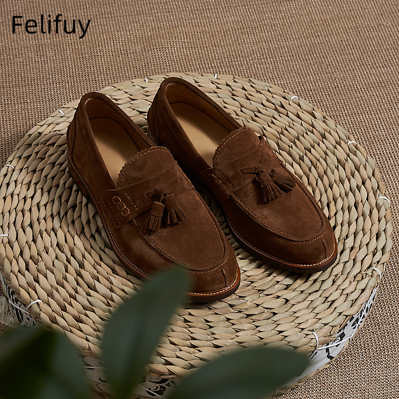 Men Formal Wear Brown - Nuove Scarpe Casual Formali da Uomo