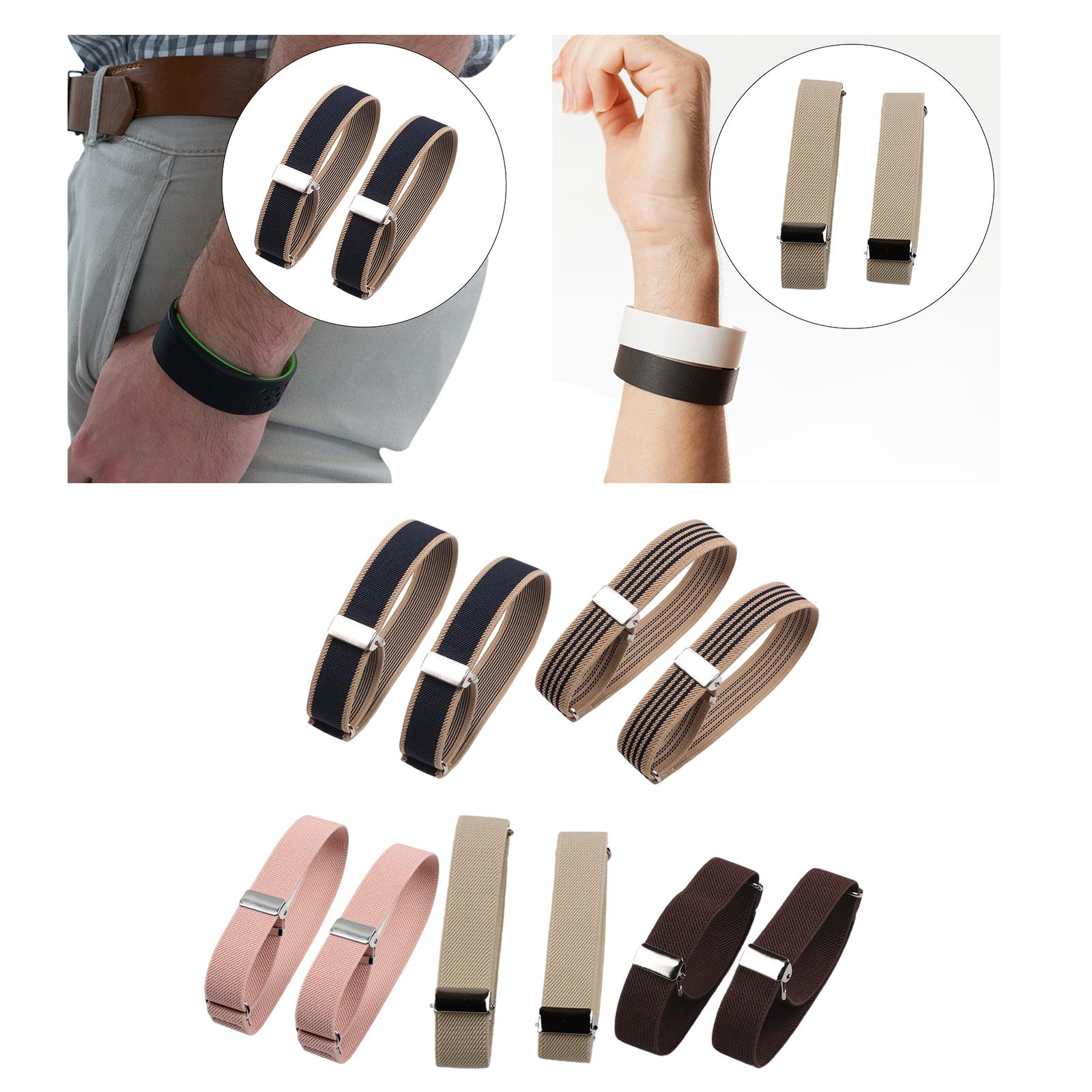 Men'S Formal Wear With Suspenders - Fermacamicia Elastici Regolabili Antiscivolo per Abiti