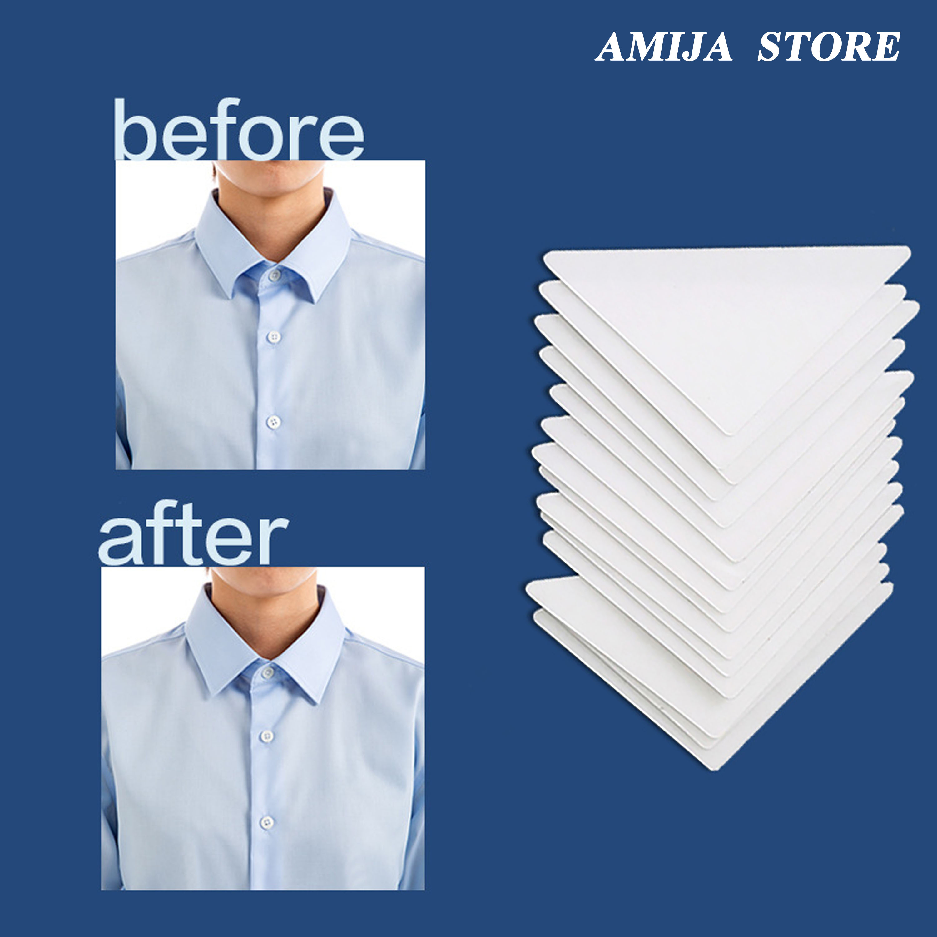 Collar Stay Metal - 10/20/30 Pcs Collar stay For Man