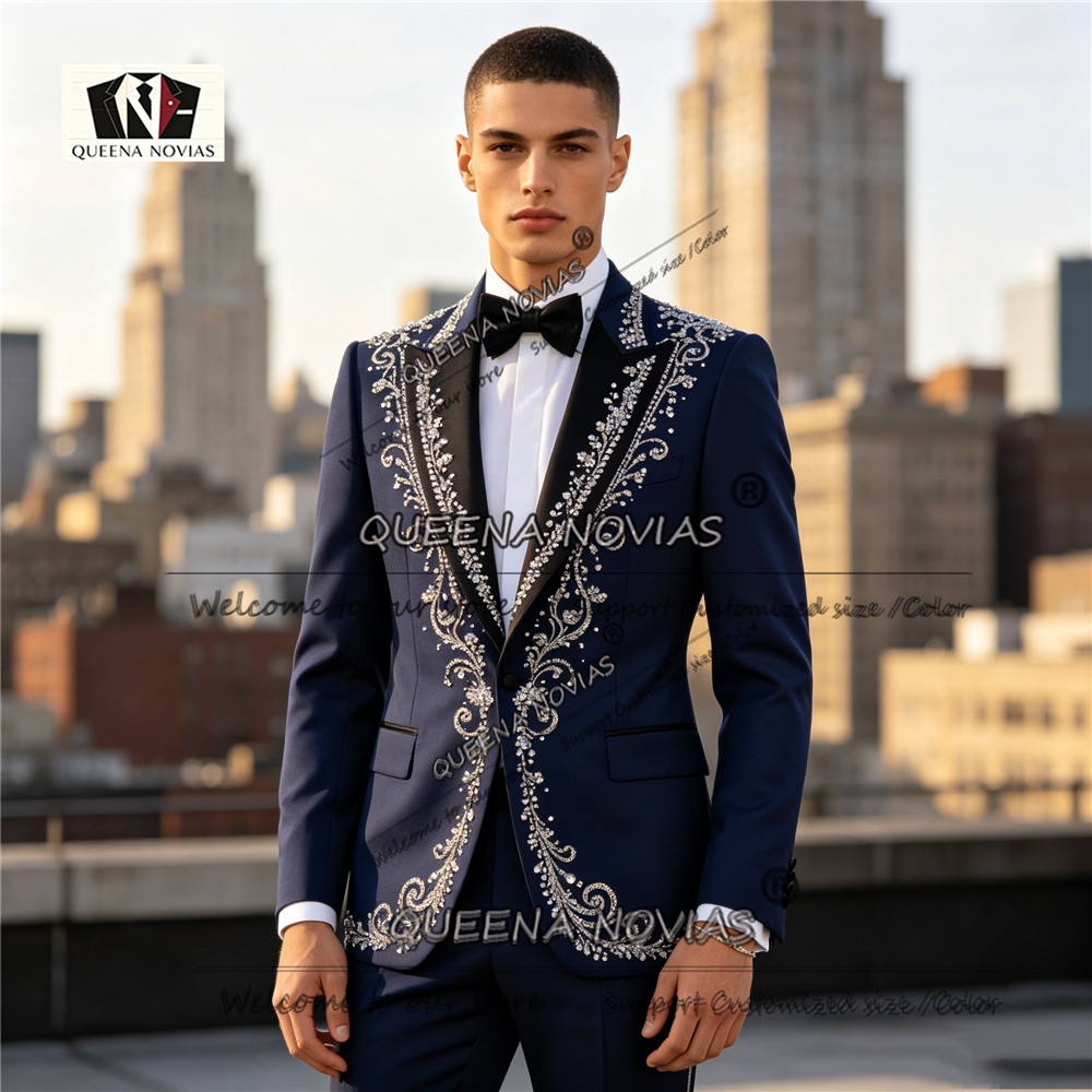 Formal Men Party Wear Jacket - Abito da Uomo Elegante, Completo Smoking