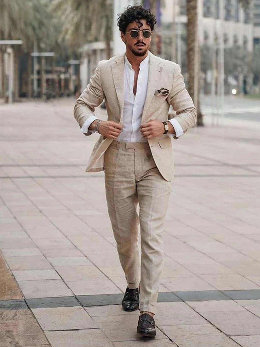 Completo Estivo da Uomo in Lin - Formal Men Party Wear Jacket recensione e prezzo