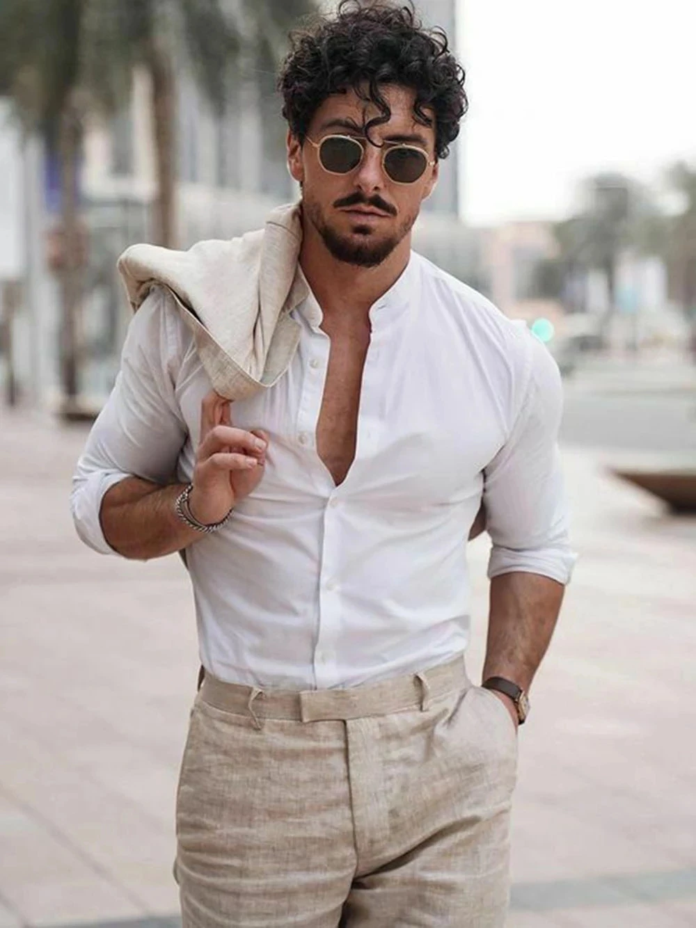 Completo Estivo da Uomo in Lin - Formal Men Party Wear Jacket recensione e prezzo