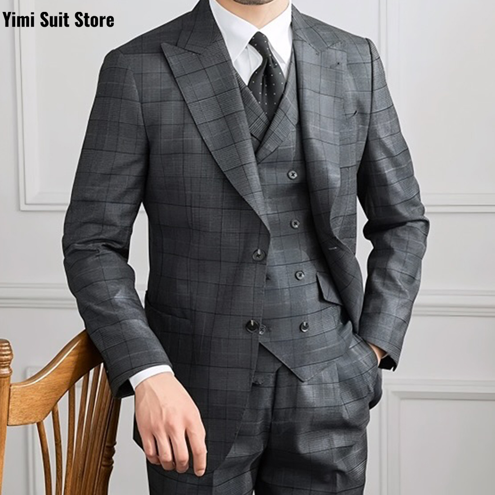 YiMinpwp Abito da uomo 3 pezzi - Men Formal Wear Modern recensione e prezzo