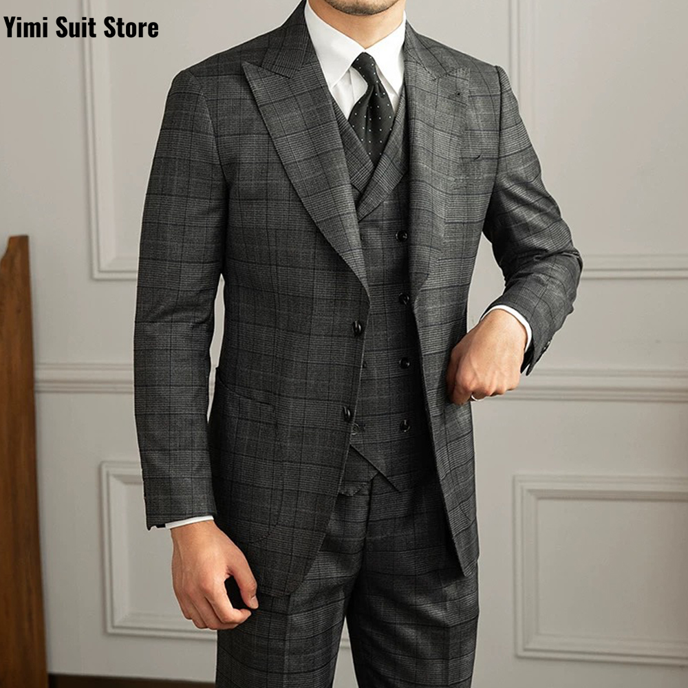 YiMinpwp Abito da uomo 3 pezzi - Men Formal Wear Modern recensione e prezzo