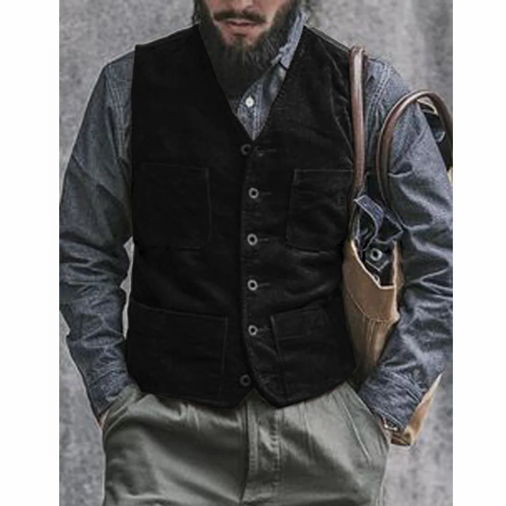 Gilet in Velluto a Coste da Uo - Men'S Gothic Formal Wear recensione e prezzo