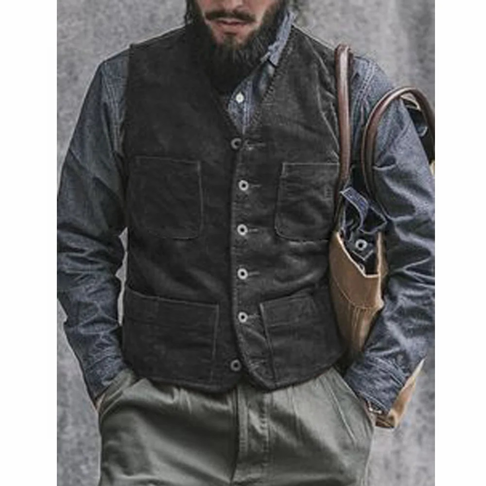 Gilet in Velluto a Coste da Uo - Men'S Gothic Formal Wear recensione e prezzo