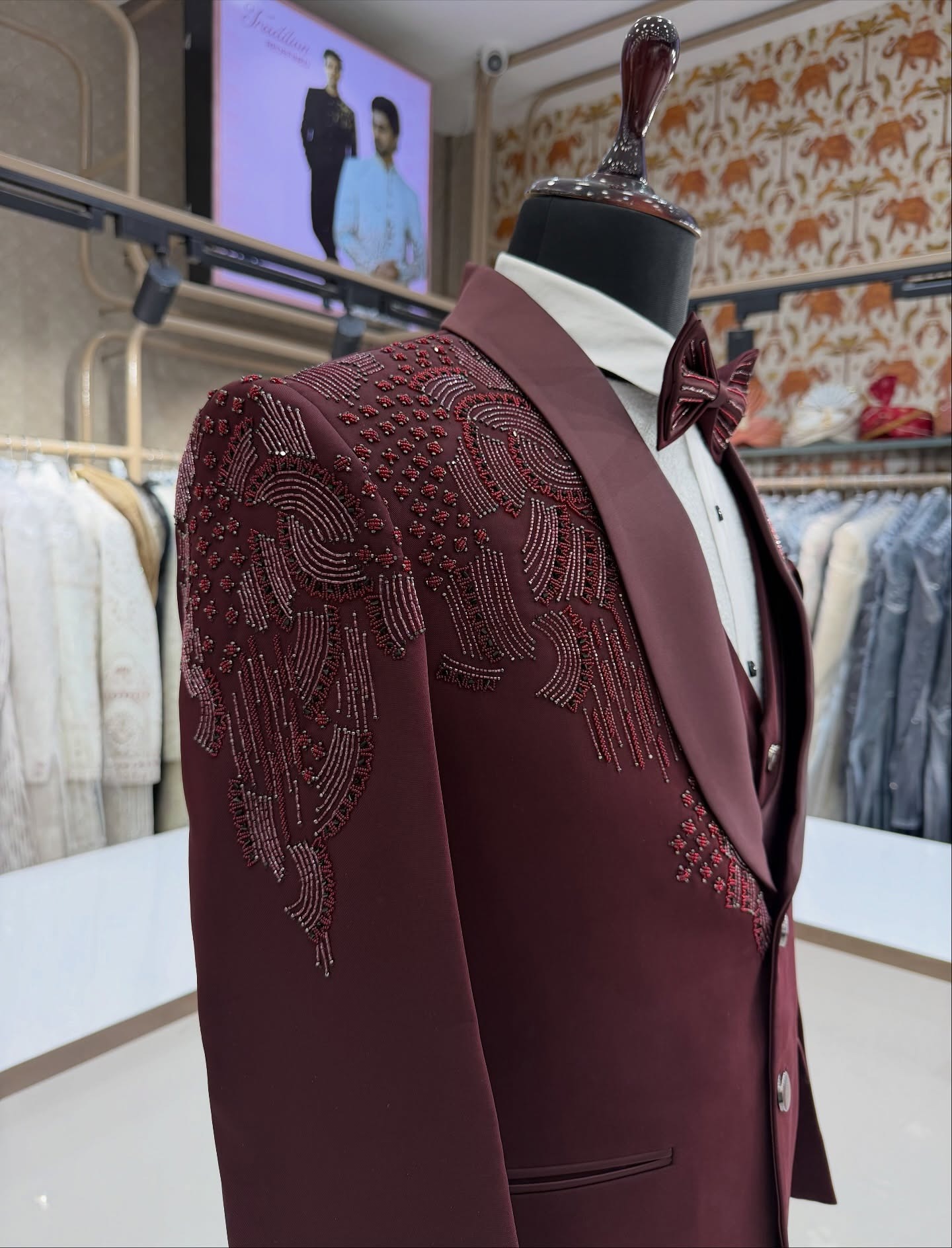 Set di 3 Pezzi Smoking da Spos - Men Formal Wear Modern recensione e prezzo