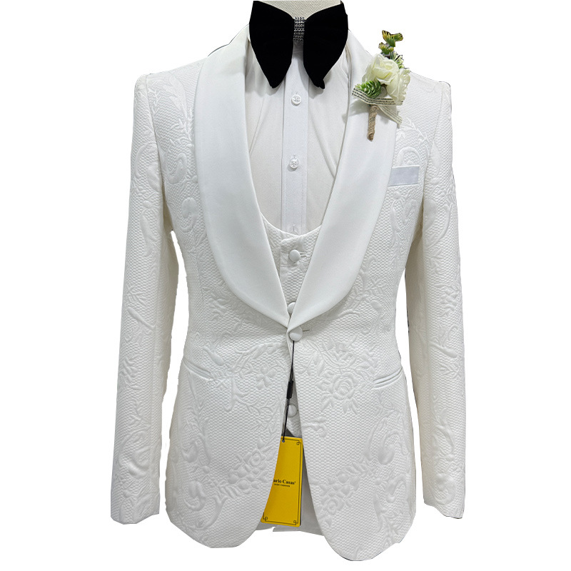 Abito da Sposo Bianco da Uomo, - Formal Men Party Wear Jacket recensione e prezzo