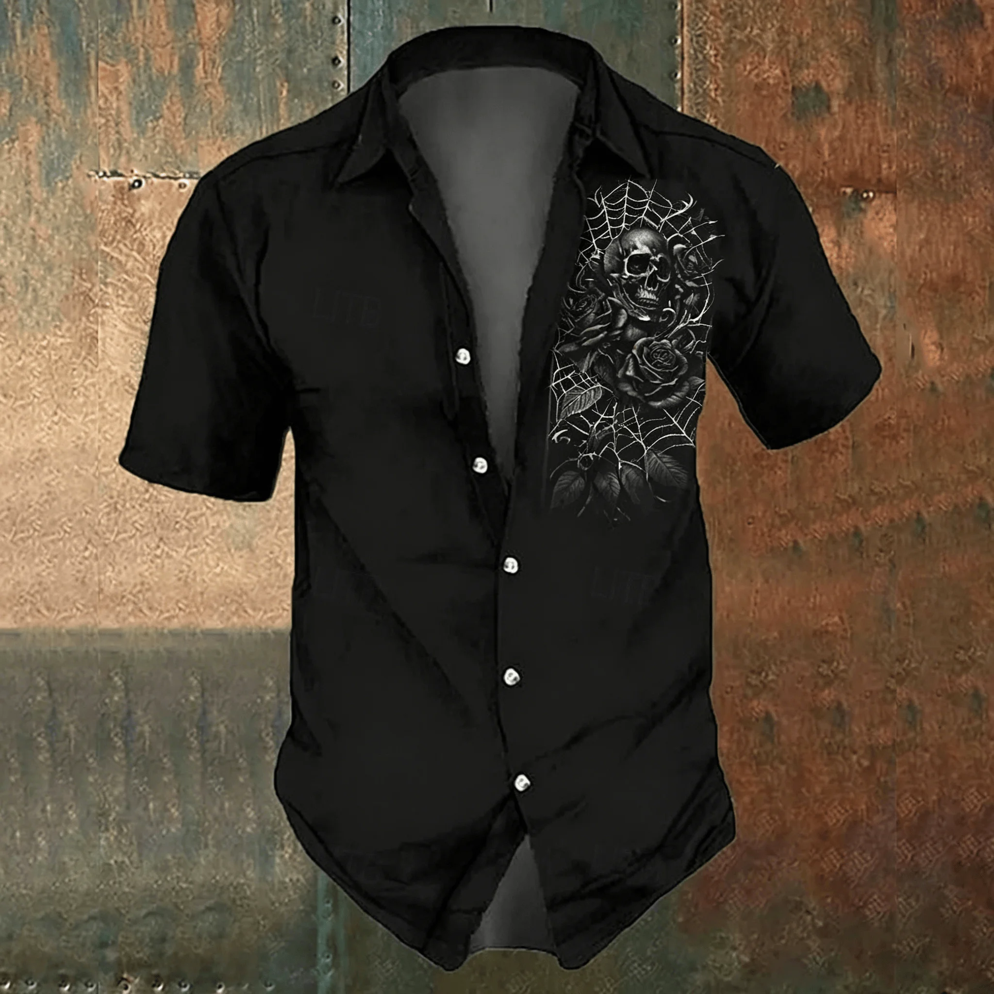 Camicia casual da uomo nera co - Men'S Gothic Formal Wear recensione e prezzo