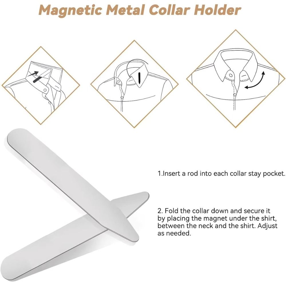 6 Pezzi Supporti per Colletto  - Collar Stay Metal recensione e prezzo