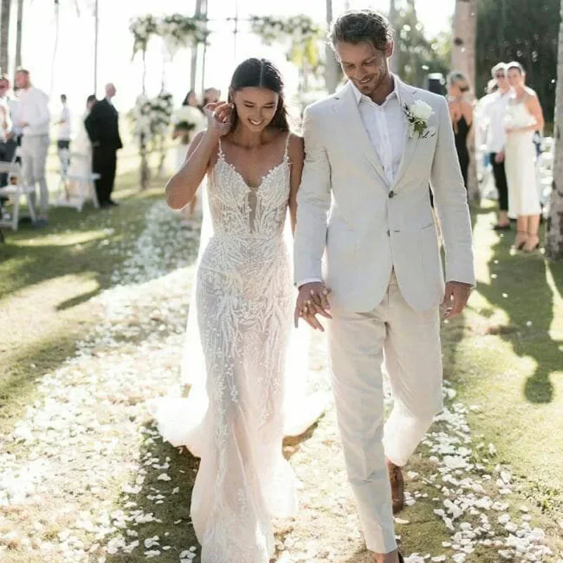 Smoking da sposa in lino per u - Men Formal Wear Modern recensione e prezzo