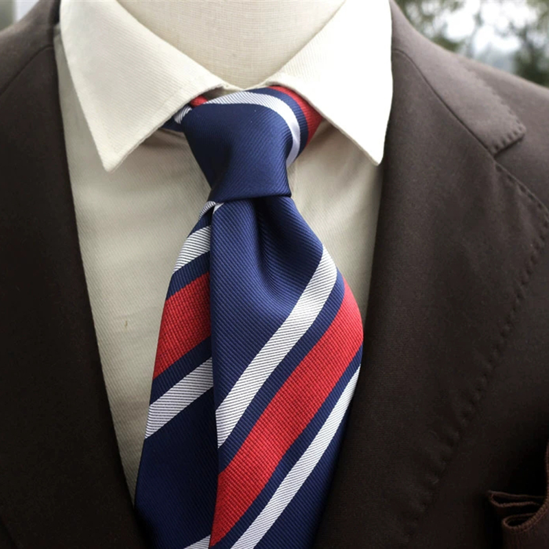 New Trendy Navy Marrone Cravat - Men Formal Wear Brown recensione e prezzo