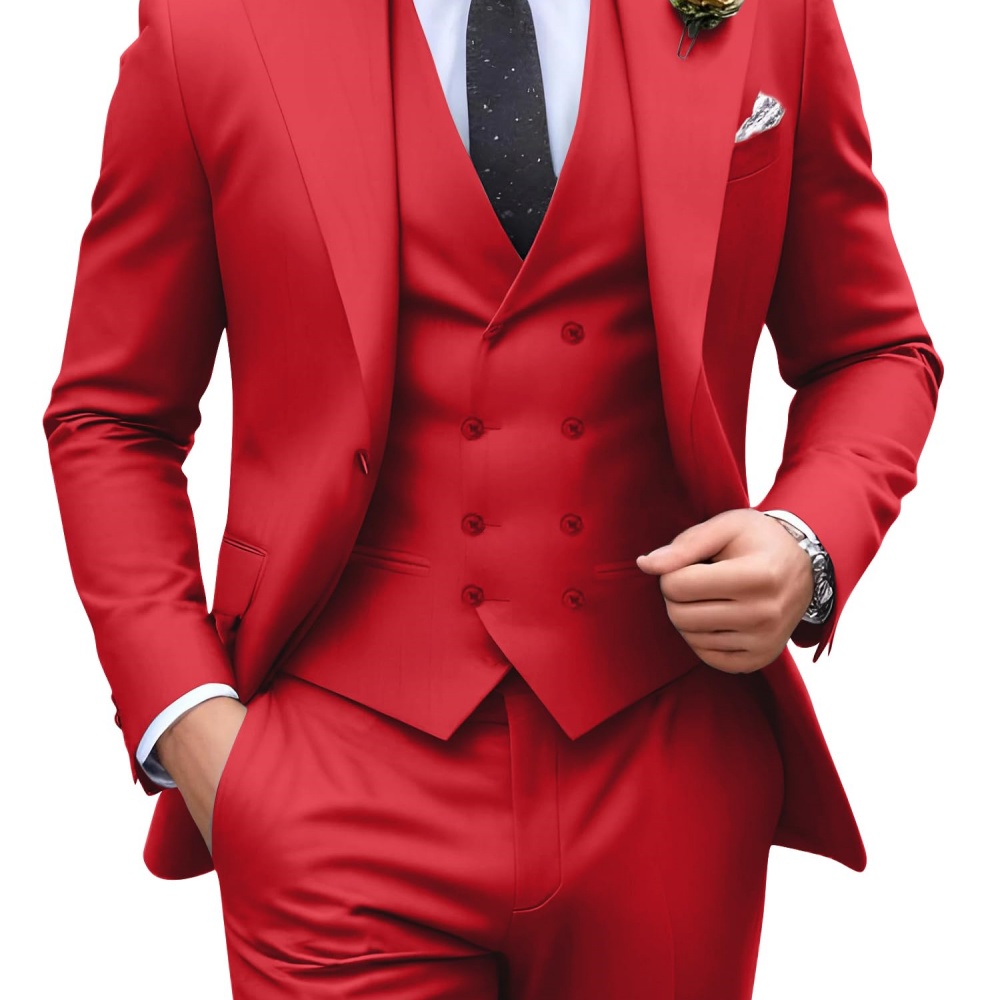 Completi da uomo a tinta unita - Formal Men Party Wear Jacket recensione e prezzo