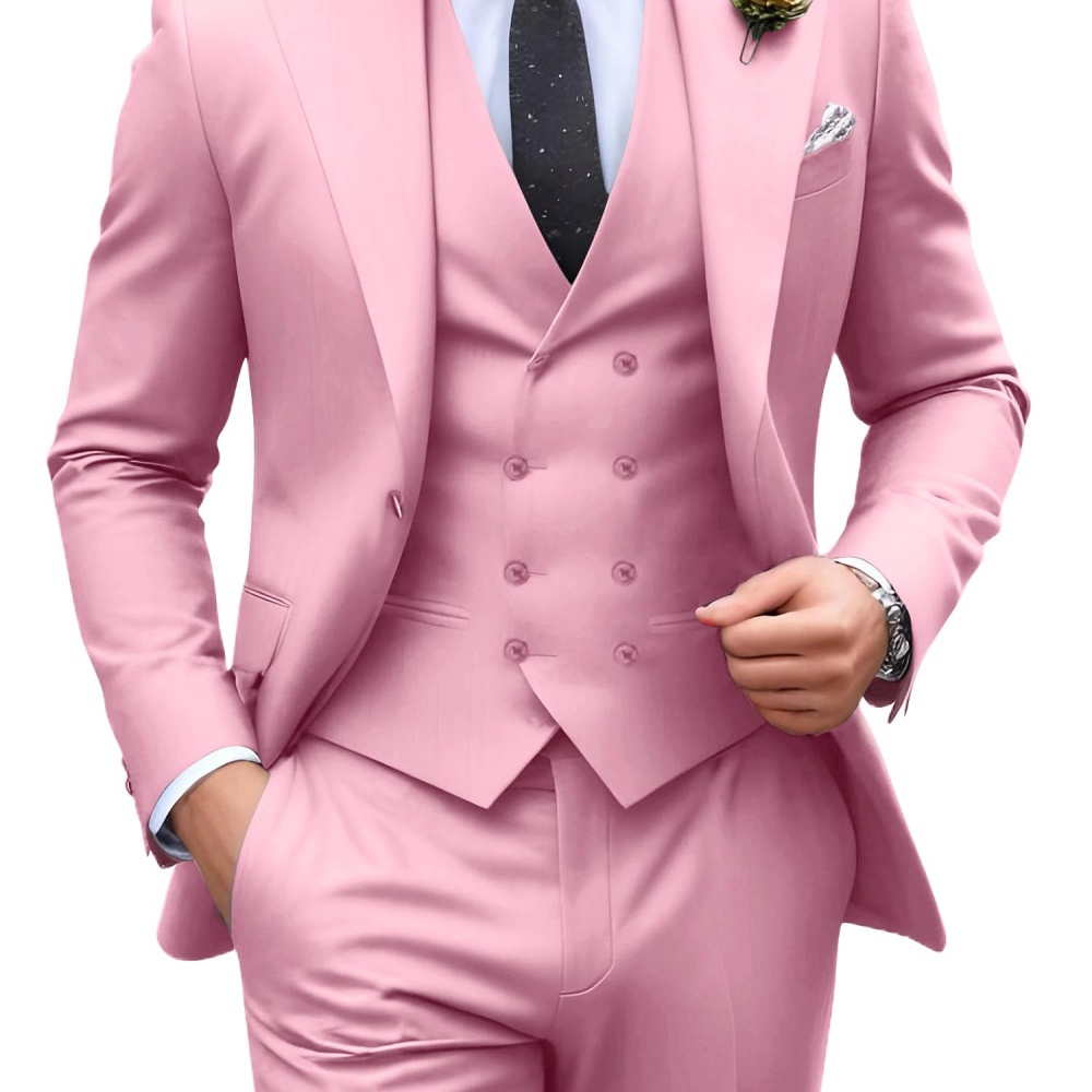 Completi da uomo a tinta unita - Formal Men Party Wear Jacket recensione e prezzo