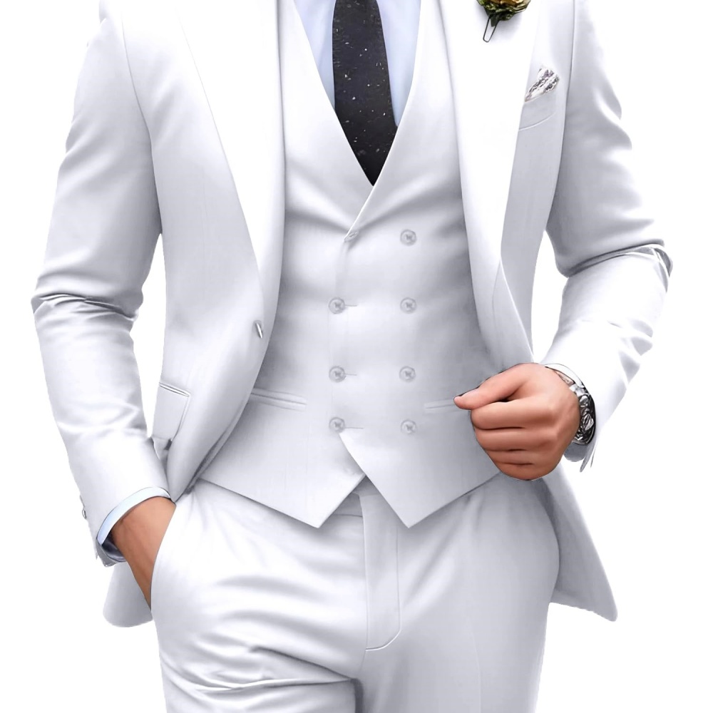 Completi da uomo a tinta unita - Formal Men Party Wear Jacket recensione e prezzo