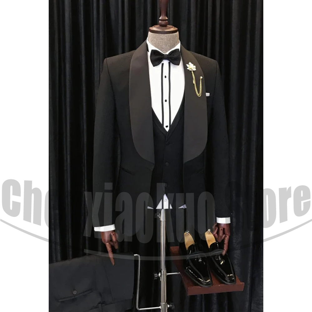 Abiti da uomo neri Scialle chi - Men Formal Wear 2025 recensione e prezzo