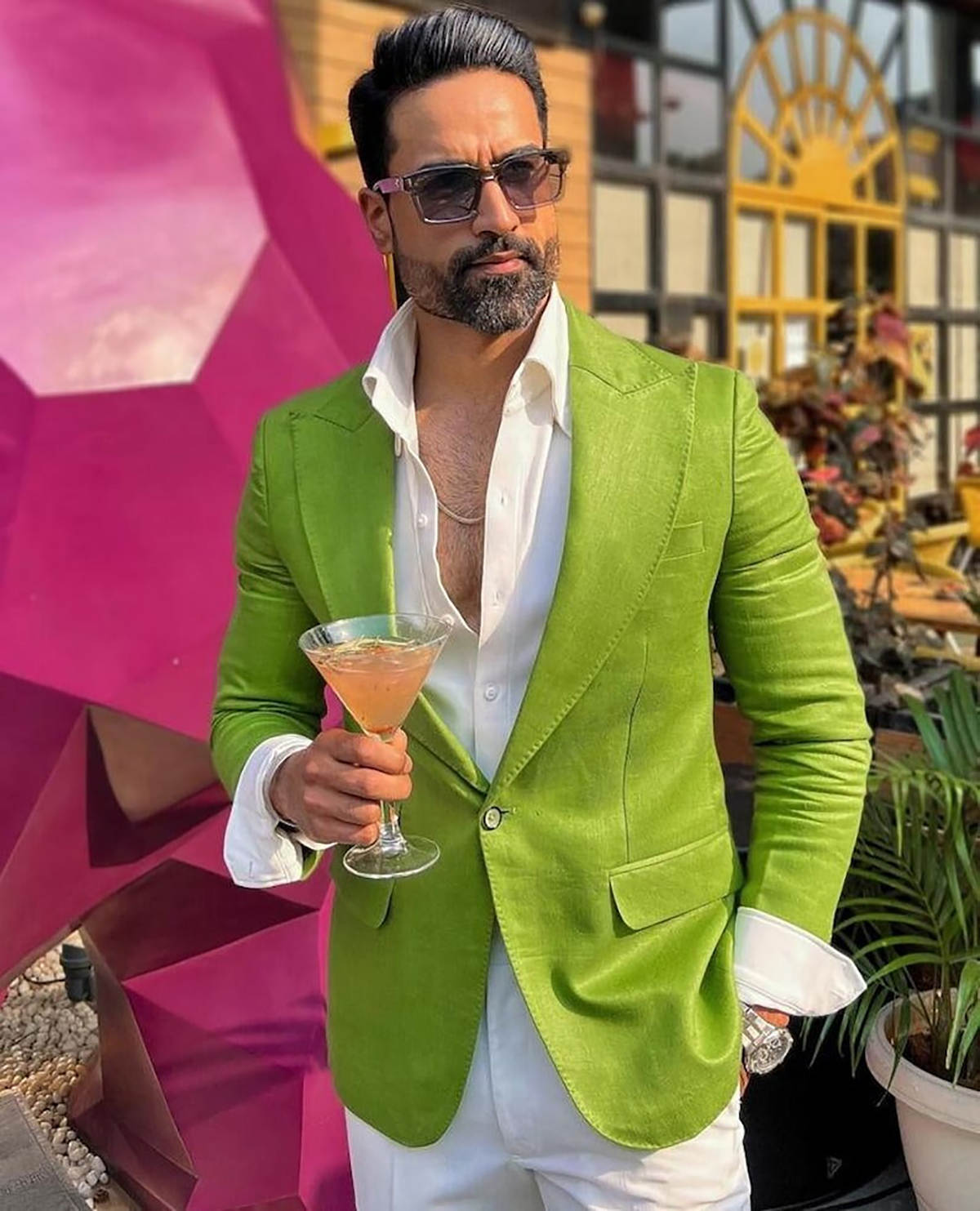 Elegante smoking verde da spos - Men Formal Wear Modern recensione e prezzo