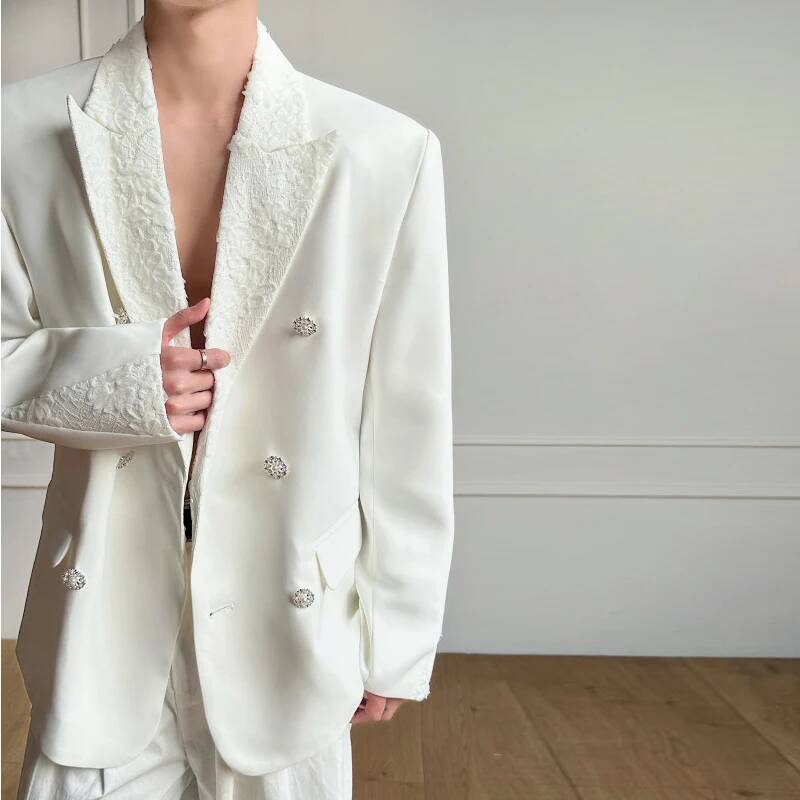 Blazer di Lusso da Uomo con Ri - Men'S Gothic Formal Wear recensione e prezzo