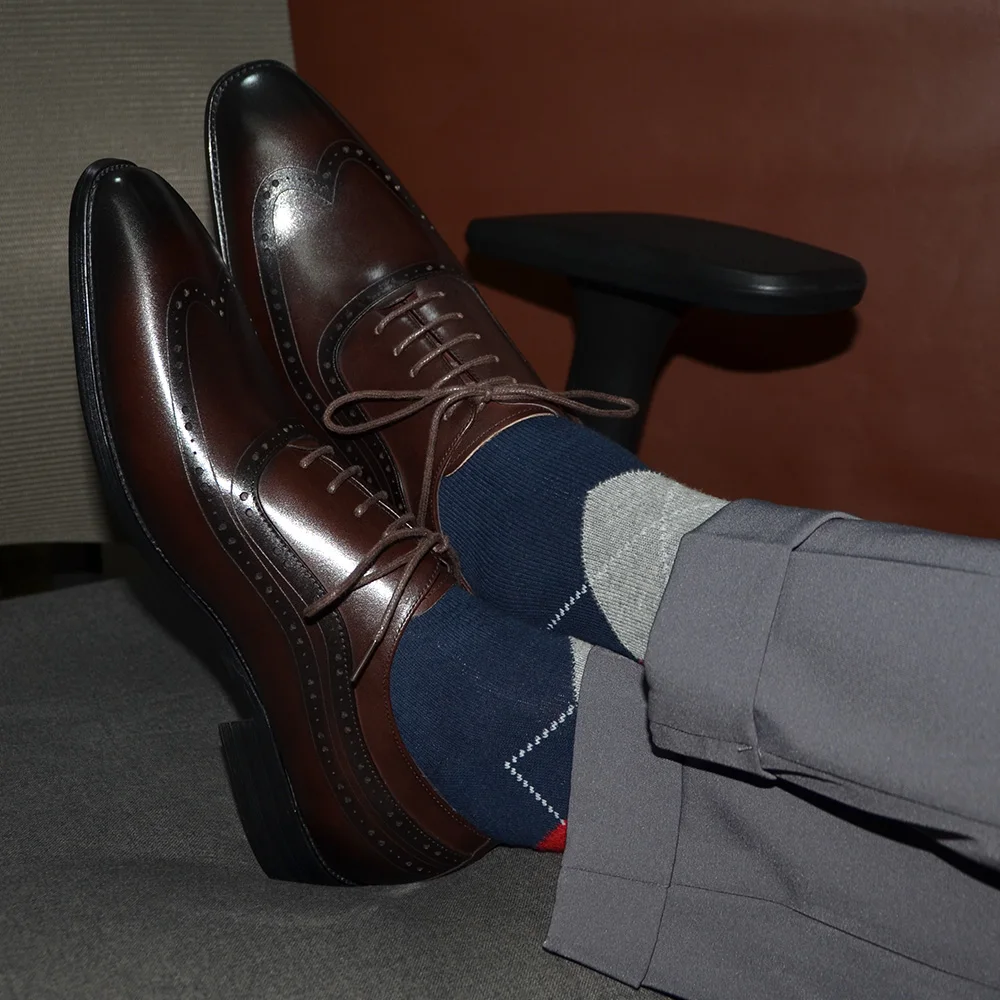 Scarpe eleganti Oxford da uomo - Men Formal Wear Brown recensione e prezzo