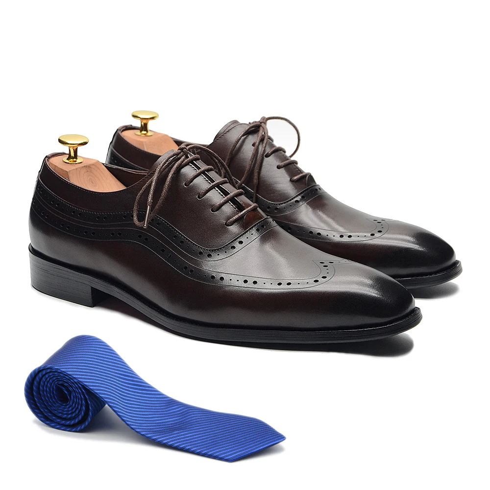 Scarpe eleganti Oxford da uomo - Men Formal Wear Brown recensione e prezzo